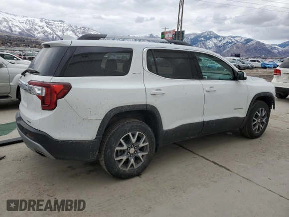 2023 GMC Acadia SLT with VIN 1GKKNUL45PZ116417, listed as a Copart auction lot 47419635 with 44,183 mi miles and Salvage Title. Bid and sale history available at DreamBid. Image 3.
