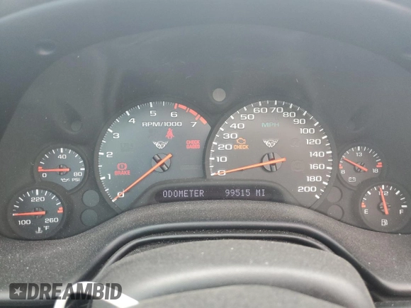 2000 Chevrolet Corvette with VIN 1G1YY22G3Y5110517, listed as a Copart auction lot 71361244 with 99,515 mi miles and Salvage Title. Bid and sale history available at carsss.com. Image 9.