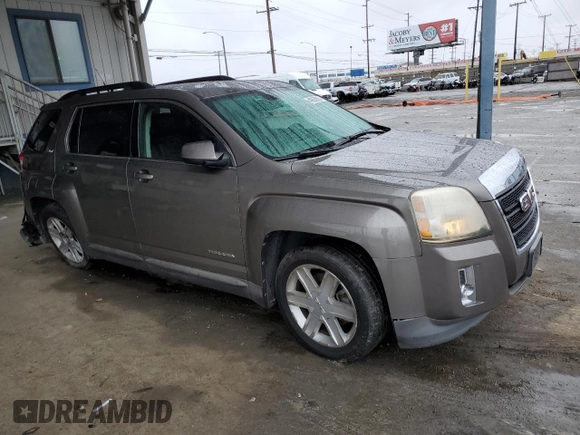 2010 GMC Terrain SLT-1 with VIN 2CTALFEW9A6285547, listed as a Copart auction lot 49255605 with 170,963 mi miles and Salvage Title. Bid and sale history available at carsss.com. Image 4.
