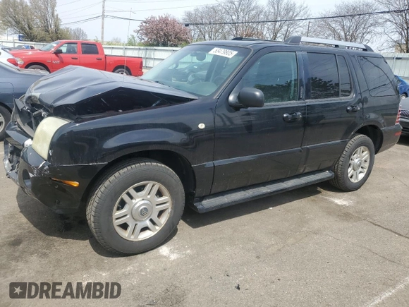 2005 Mercury Mountaineer Convenience с VIN 4M2DU86W55ZJ29459, выставлен на аукционе Copart как лот 53479805 с пробегом Не указан миль и Списание • Salvage title. История ставок и продаж доступна на DreamBid. Изображение 1.