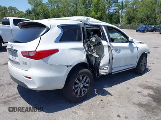 2013 Infiniti JX35 z VIN 5N1AL0MN7DC342515, wystawiony jako IAAI lot #42063675 z przebiegiem Nie podano mil oraz . Historia ofert i sprzedaży dostępna na DreamBid. Obrazek 4.