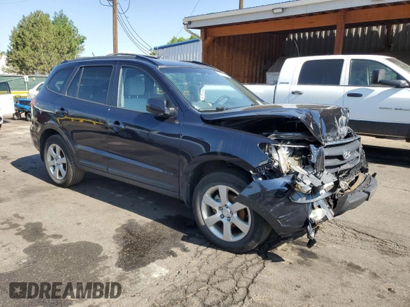 2009 Hyundai Santa Fe Limited with VIN 5NMSH73E29H318104, listed as a Copart auction lot 62495625 with 170,319 mi miles and Salvage title. Bid and sale history available at DreamBid. Image 4.