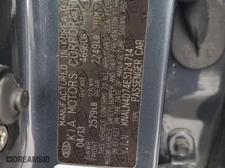 2014 Kia Cadenza Premium with VIN KNALN4D74E5124714, listed as a Copart auction lot 51262805 with 101,188 mi miles and Salvage Title. Bid and sale history available at carsss.com. Image 13.