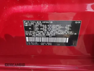 2009 Toyota RAV4 Ltd with VIN JTMBK31V49D006565, listed as a IAAI auction lot 41839558 with 222,798 mi miles. Bid and sale history available at carsss.com. Image 9.