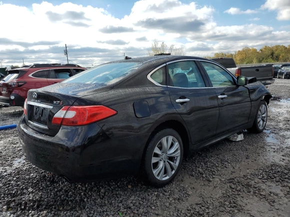 2013 Infiniti M37 with VIN JN1BY1AR8DM600853, listed as a Copart auction lot 79436804 with 162,644 mi miles and Salvage Title. Bid and sale history available at carsss.com. Image 3.