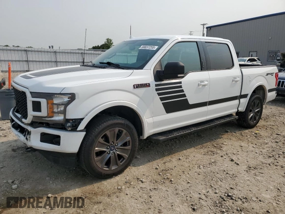2018 Ford F-150 XL with VIN 1FTEW1EP7JFE27710, listed as a Copart auction lot 58837255 with 148,126 mi miles and Clean title. Bid and sale history available at DreamBid. Image 1.