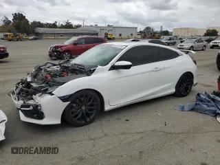 2020 Honda Civic Si z VIN 2HGFC3A50LH752182, wystawiony jako Copart lot #54615795 z przebiegiem 35 706 mil mil oraz Szkoda całkowita • Salvage title. Historia ofert i sprzedaży dostępna na DreamBid. Obrazek 1.