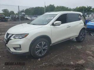 2017 Nissan Rogue SL with VIN 5N1AT2MV8HC794149, listed as a Copart auction lot 60618835 with 66,448 mi miles and Salvage title. Bid and sale history available at DreamBid. Image 1.