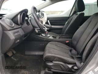 2010 Mazda CX-7 SV with VIN JM3ER2W57A0321844, listed as a Copart auction lot 89023205 with 204,529 mi miles and Salvage Title. Bid and sale history available at carsss.com. Image 7.