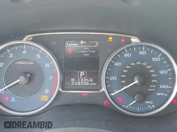 2015 Subaru Crosstrek Limited with VIN JF2GPAMC0F8299425, listed as a IAAI auction lot 42288237 with 119,706 mi miles and . Bid and sale history available at DreamBid. Image 7.