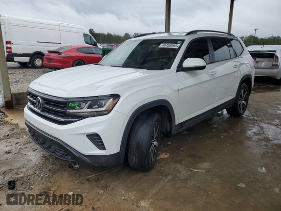 2022 Volkswagen Atlas SE with VIN 1V2DP2CA4NC530067, listed as a Copart auction lot 44769965 with 116,823 mi miles and Salvage title. Bid and sale history available at DreamBid. Image 1.