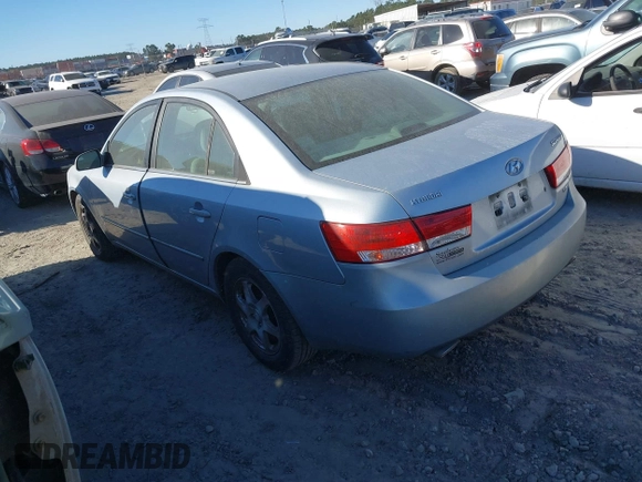 2006 Hyundai Sonata GLS with VIN 5NPEU46F16H070728, listed as a IAAI auction lot 41633285 with 263,251 mi miles and . Bid and sale history available at DreamBid. Image 3.