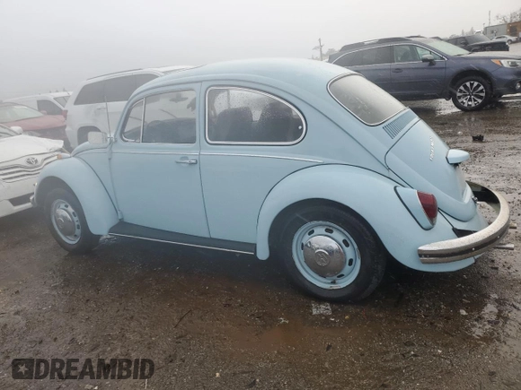 1969 Volkswagen Beetle with VIN 119416435, listed as a Copart auction lot 45422265 with 62,550 mi miles and Salvage Title. Bid and sale history available at DreamBid. Image 2.