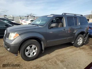 2006 Nissan Pathfinder SE with VIN 5N1AR18U66C631751, listed as a Copart auction lot 45429205 with 123,674 mi miles and Salvage Title. Bid and sale history available at carsss.com. Image 1.