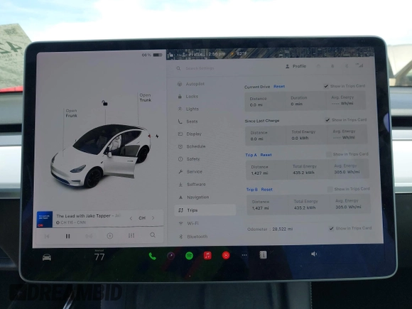 2021 Tesla Model Y Performance z VIN 5YJYGDEF7MF277769, wystawiony jako IAAI lot #42025157 z przebiegiem 28 522 mil mil oraz . Historia ofert i sprzedaży dostępna na DreamBid. Obrazek 17.
