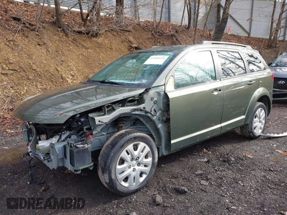 2018 Dodge Journey SE with VIN 3C4PDCABXJT496661, listed as a IAAI auction lot 41908124 with 82,257 mi miles. Bid and sale history available at carsss.com. Image 23.