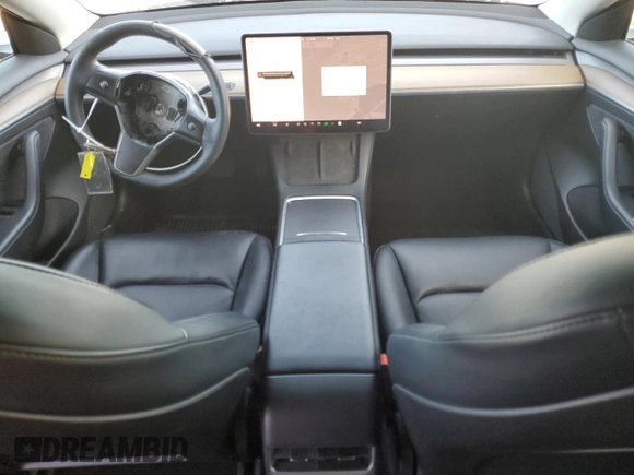 2022 Tesla Model 3 with VIN 5YJ3E1EA2NF190723, listed as a Copart auction lot 46470015 with 108,626 mi miles and Salvage Title. Bid and sale history available at DreamBid. Image 8.