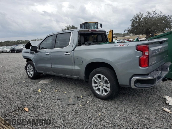 2023 Chevrolet Silverado 1500 LTZ with VIN 2GCUDGED5P1108879, listed as a Copart auction lot 45944835 with 0 mi miles and Non Repairable. Bid and sale history available at carsss.com. Image 2.