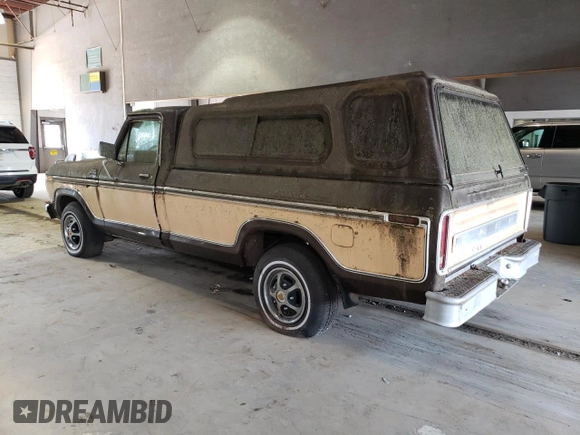 1978 Ford F-150 z VIN F15HNCG8502, wystawiony jako Copart lot #57248964 z przebiegiem 201 337 mil mil oraz Czysty tytuł • Clean title. Historia ofert i sprzedaży dostępna na DreamBid. Obrazek 2.