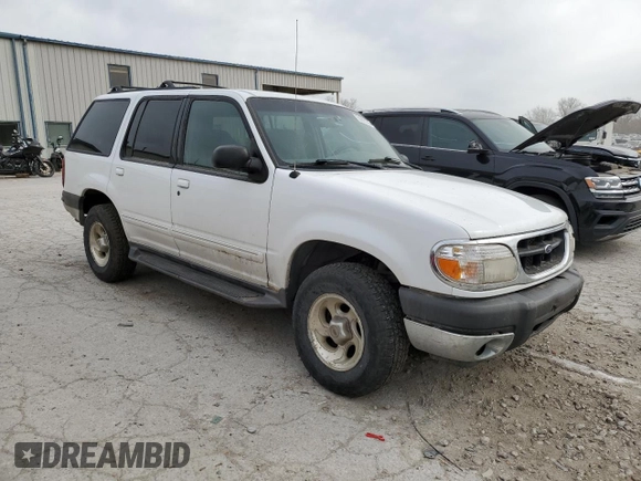 2000 Ford Explorer XLT with VIN 1FMZU73E1YZC42780, listed as a Copart auction lot 50000725 with 193,306 mi miles and Salvage Title. Bid and sale history available at DreamBid. Image 4.