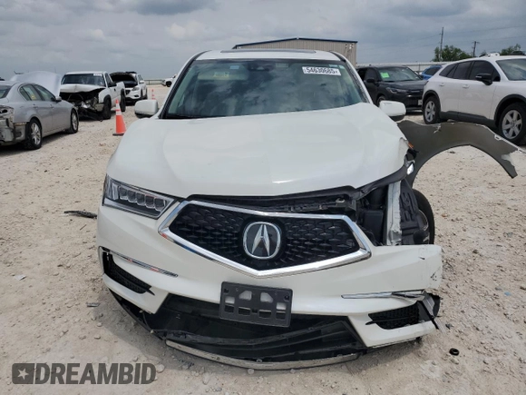 2019 Acura MDX Technology с VIN 5J8YD4H51KL014748, выставлен на аукционе Copart как лот 54630685 с пробегом 42 803 миль миль и Списание • Salvage title. История ставок и продаж доступна на DreamBid. Изображение 5.