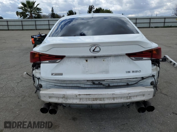 2018 Lexus IS 350 with VIN JTHBZ1D2XJ5033834, listed as a Copart auction lot 48427515 with 90,892 mi miles and Salvage title. Bid and sale history available at DreamBid. Image 6.
