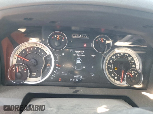 2014 Ram 1500 Big Horn with VIN 1C6RR7LG2ES292140, listed as a Copart auction lot 50399055 with 209,204 mi miles and Clean title. Bid and sale history available at DreamBid. Image 9.