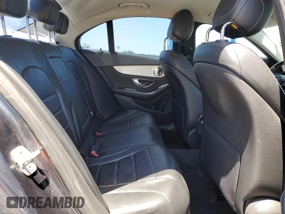 2015 Mercedes-Benz C 300 Luxury with VIN 55SWF4KB6FU001998, listed as a Copart auction lot 54602755 with 140,264 mi miles and Salvage Title. Bid and sale history available at carsss.com. Image 10.