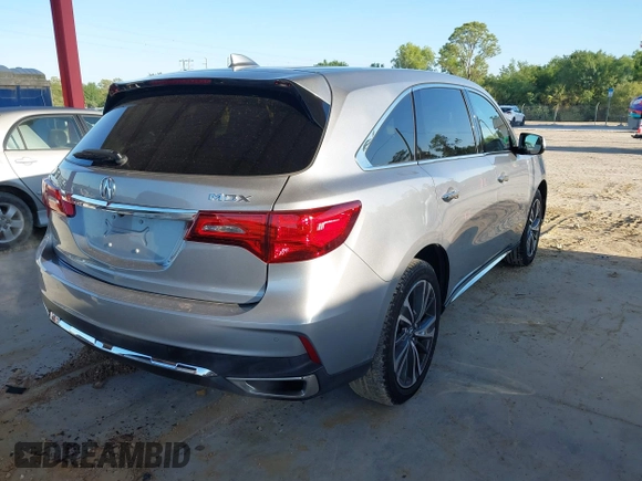 2020 Acura MDX w/Technology Pkg with VIN 5J8YD3H50LL005535, listed as a IAAI auction lot 41966614 with 40,604 mi miles. Bid and sale history available at carsss.com. Image 4.