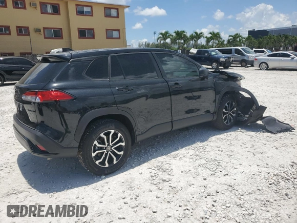 2025 Toyota Corolla Cross Hybrid S z VIN 7MUFBABG5SV077702, wystawiony jako Copart lot #60262515 z przebiegiem 5 129 mil mil oraz Szkoda całkowita • Salvage title. Historia ofert i sprzedaży dostępna na DreamBid. Obrazek 3.