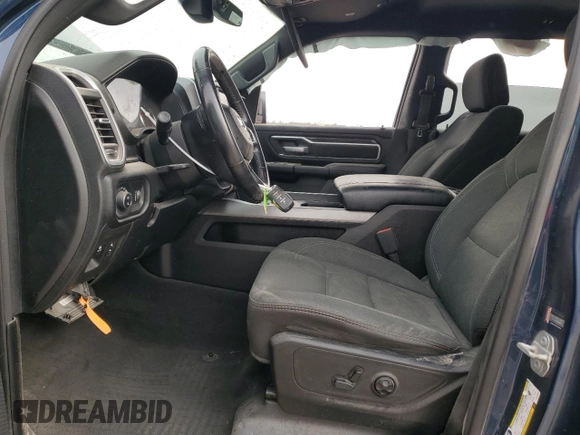 2020 Ram 1500 Big Horn with VIN 1C6SRFFT2LN233654, listed as a Copart auction lot 49727415 with 113,502 mi miles and Salvage Title. Bid and sale history available at carsss.com. Image 7.
