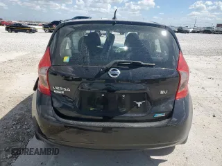 2014 Nissan Note S Plus with VIN 3N1CE2CP0EL356724, listed as a Copart auction lot 63025495 with Not provided miles and Salvage title. Bid and sale history available at DreamBid. Image 6.