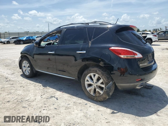 2011 Nissan Murano SL with VIN JN8AZ1MW8BW187782, listed as a Copart auction lot 65265294 with 0 mi miles and Salvage Title. Bid and sale history available at carsss.com. Image 2.