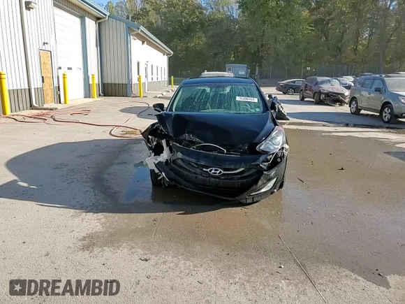 2013 Hyundai Elantra GT with VIN KMHD35LE6DU037206, listed as a Copart auction lot 76306464 with 0 mi miles and Salvage Title. Bid and sale history available at carsss.com. Image 14.