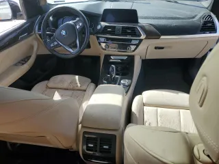 2021 BMW X3 sDrive30i with VIN 5UXTY3C03M9F63436, listed as a Copart auction lot 45341545 with 0 mi miles and Salvage Title. Bid and sale history available at carsss.com. Image 8.