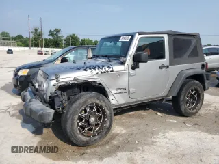2016 Jeep Wrangler Black Bear with VIN 1C4AJWAG0GL343495, listed as a Copart auction lot 59195235 with 110,228 mi miles and Salvage title. Bid and sale history available at DreamBid. Image 1.