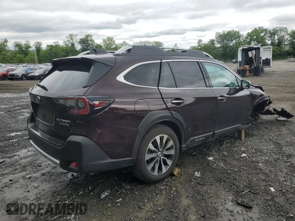 2025 Subaru Outback Touring z VIN 4S4BTAPC8S3180413, wystawiony jako Copart lot #58405335 z przebiegiem 5 006 mil mil oraz Szkoda całkowita • Salvage title. Historia ofert i sprzedaży dostępna na DreamBid. Obrazek 3.
