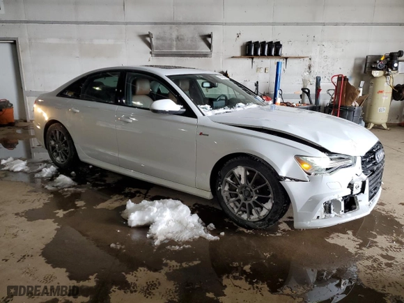 2017 Audi A6 Prestige with VIN WAUH2AFC2HN050074, listed as a Copart auction lot 45466895 with 103515 miles and Clean Title. Bid and sale history available at carsss.com. Image 4.