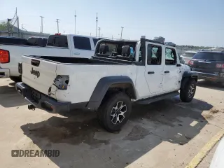 2020 Jeep Gladiator Sport S z VIN 1C6HJTAG1LL147810, wystawiony jako Copart lot #58801765 z przebiegiem 48 103 mil mil oraz Nie do naprawy • Non repairable. Historia ofert i sprzedaży dostępna na DreamBid. Obrazek 3.