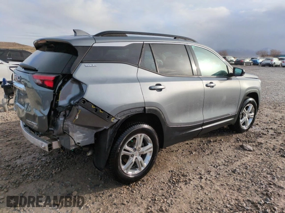 2019 GMC Terrain SLE Diesel with VIN 3GKALUEU9KL227728, listed as a Copart auction lot 46830955 with 84,057 mi miles and Salvage Title. Bid and sale history available at carsss.com. Image 3.