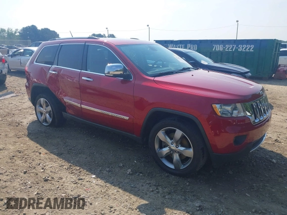 2011 Jeep Grand Cherokee Limited with VIN 1J4RR5GT8BC608189, listed as a IAAI auction lot 42585439 with 145,236 mi miles and . Bid and sale history available at DreamBid. Image 1.