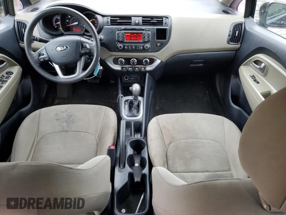 2014 Kia Rio LX with VIN KNADM4A37E6347641, listed as a Copart auction lot 41618805 with 143,921 mi miles and Clean Title. Bid and sale history available at DreamBid. Image 8.