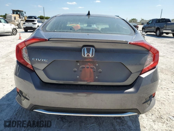2021 Honda Civic Sedan EX with VIN 2HGFC1F34MH703080, listed as a Copart auction lot 49089425 with 18,451 mi miles and Salvage Title. Bid and sale history available at carsss.com. Image 6.