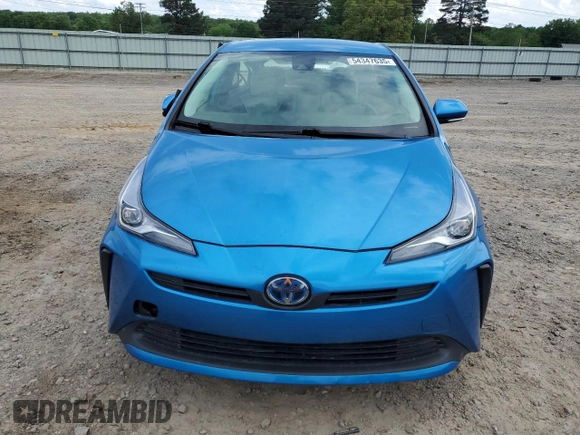 2022 Toyota Prius L Eco with VIN JTDKAMFU4N3159035, listed as a Copart auction lot 54347635 with 59,704 mi miles and Salvage title. Bid and sale history available at DreamBid. Image 5.