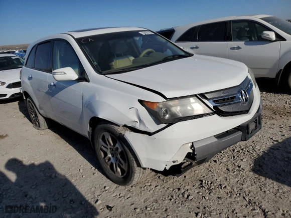 2007 Acura MDX Tech/Entertainment Pkg with VIN 2HNYD28427H524289, listed as a Copart auction lot 52435135 with 173,777 mi miles and Salvage Title. Bid and sale history available at carsss.com. Image 4.