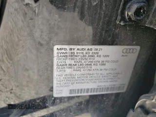 2022 Audi Q3 Premium with VIN WA1AUCF33N1019293, listed as a Copart auction lot 82408964 with 23,620 mi miles and Salvage Title. Bid and sale history available at carsss.com. Image 14.