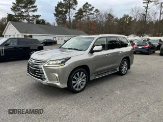2016 Lexus LX 570 with VIN JTJHY7AX7G4203810, listed as a Copart auction lot 86017494 with 296,703 mi miles and Clean Title. Bid and sale history available at DreamBid. Image 1.