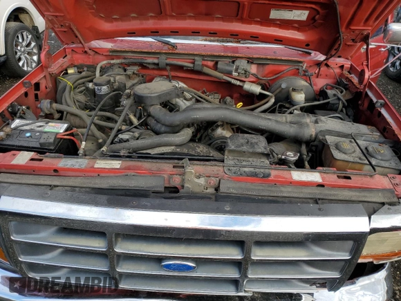 1992 Ford F-150 with VIN 1FTEX15H3NKA17831, listed as a Copart auction lot 74228244 with 201,769 mi miles and Salvage Title. Bid and sale history available at carsss.com. Image 11.
