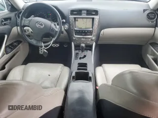 2010 Lexus IS 250 with VIN JTHBF5C26A5107557, listed as a Copart auction lot 54935835 with 133,132 mi miles and Salvage title. Bid and sale history available at DreamBid. Image 8.