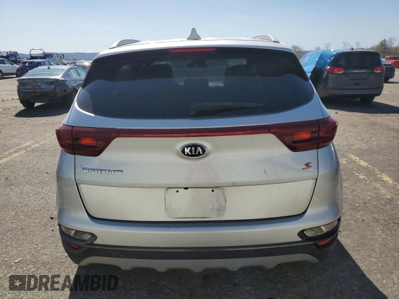 2020 Kia Sportage S with VIN KNDP6CAC2L7667123, listed as a Copart auction lot 53616185 with 42,431 mi miles and Salvage Title. Bid and sale history available at carsss.com. Image 6.